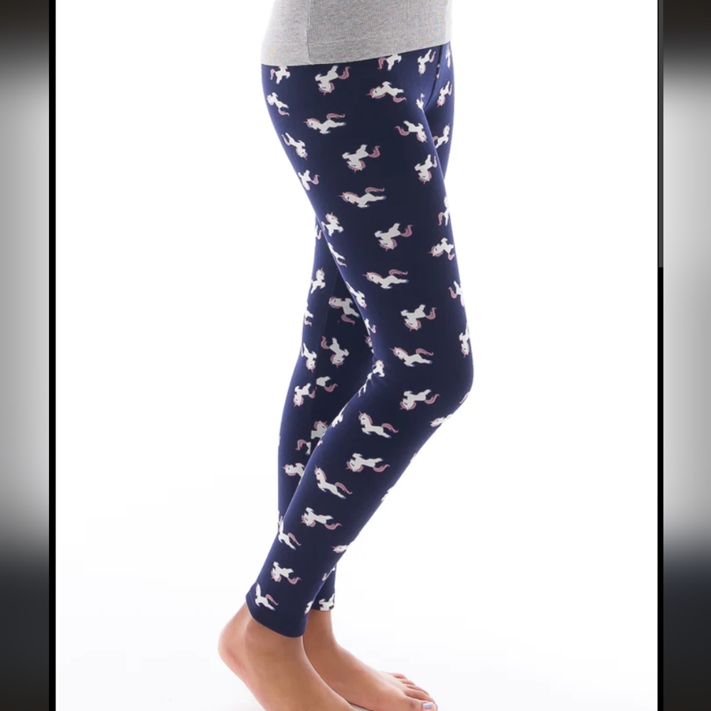 Just Cozy leggings Blue Unicorn 5/6